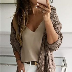 Nude slinky cami